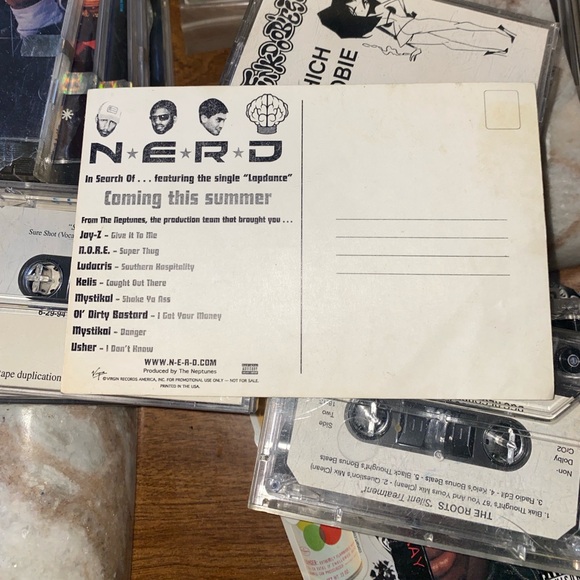 Nerd Pharell Sticker Used Nigo Human Made Neptunes - Picture 2 of 2